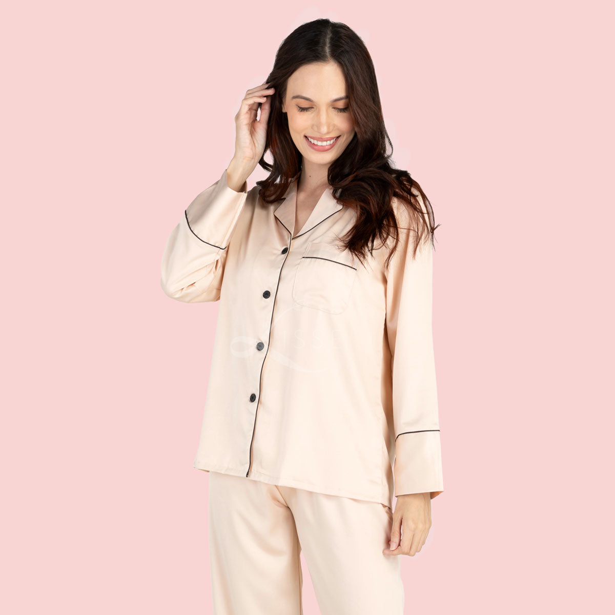 Silk Pajamas Plain Silk Pjs The Classic Eco-Silk Pyjama Set