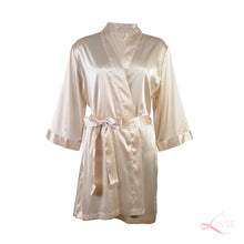 Champagne Gold Silk Bridal Robe