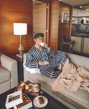David Guison Navy Stripes Pajamas